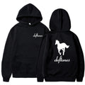 Deftones White Horse Print Hoodie Casual Unisex Sweatshirt