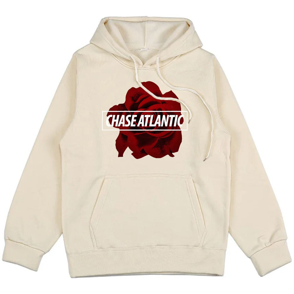 Hoodies Rose Graphic Printing Sweatshirts