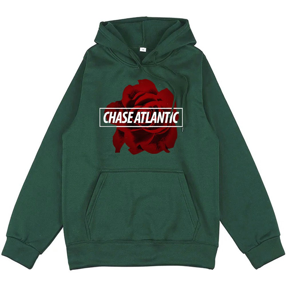 Hoodies Rose Graphic Printing Sweatshirts