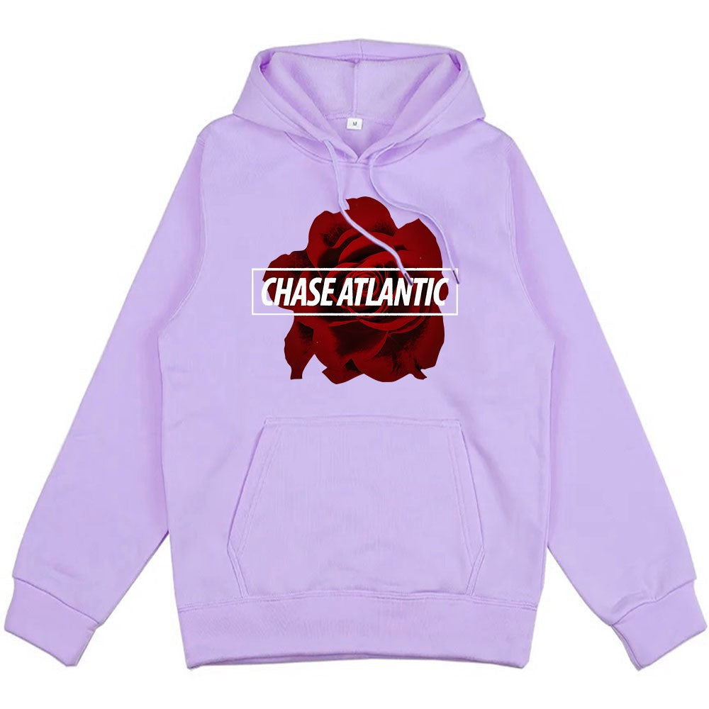 Hoodies Rose Graphic Printing Sweatshirts