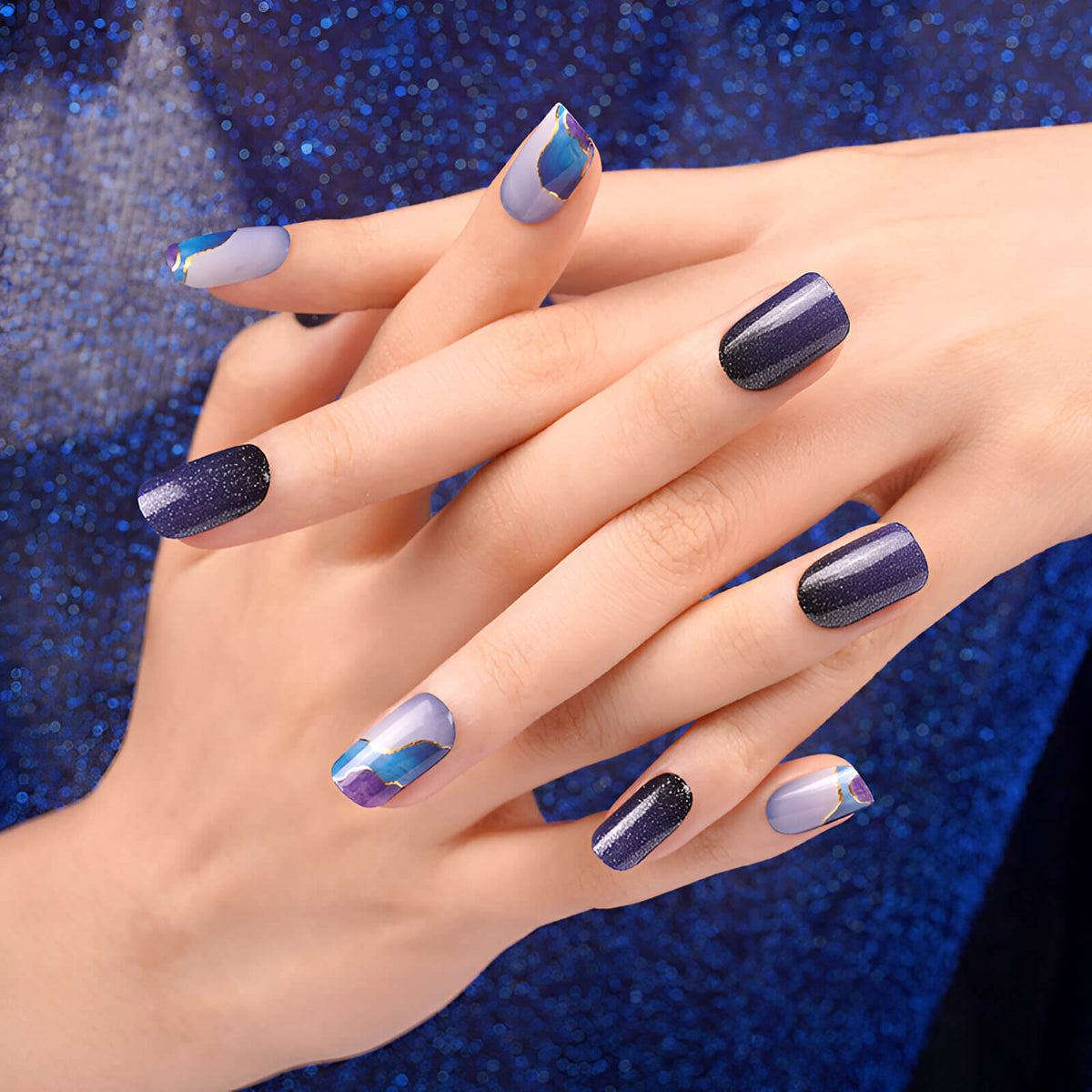 Láminas de Gel - Mystic Marble - Nooves Nails